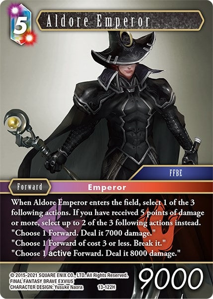 Aldore Emperor (13) [OP13] - Final Fantasy TCG Single