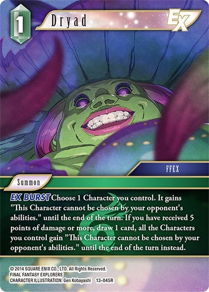 Dryad EX (13) [OP13] - Final Fantasy TCG Single