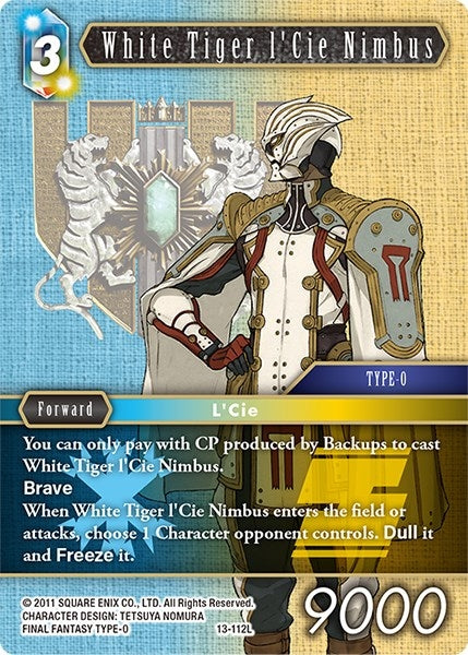 White Tiger l’Cie Nimbus (13) [OP13] - Final Fantasy TCG Single
