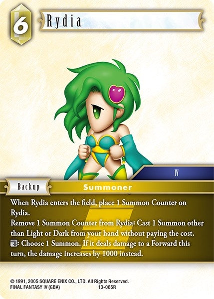 Rydia (13) [OP13] - Final Fantasy TCG Single