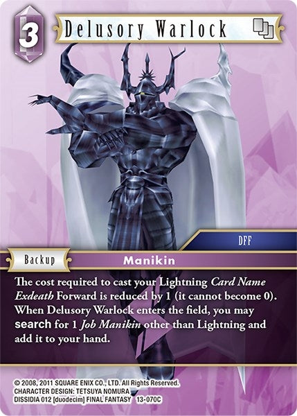 Delusory Warlock (13) [OP13] - Final Fantasy TCG Single