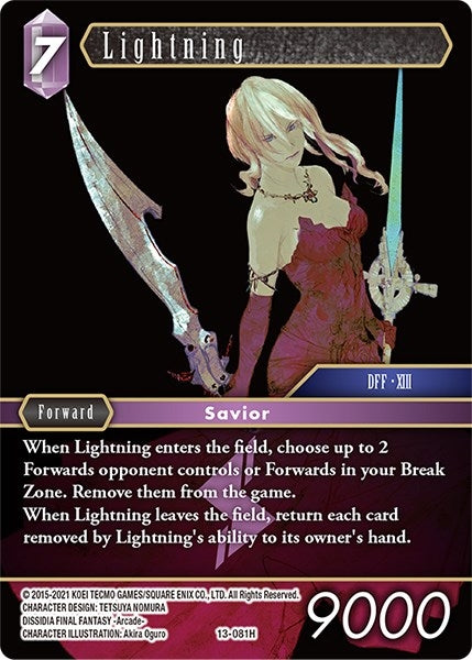 Lightning - 13-081 (13) [OP13] - Final Fantasy TCG Single