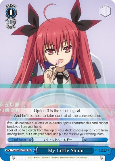 My Little Shido (Blue) (7918) [DAL/W79] - Weiss Schwarz Single