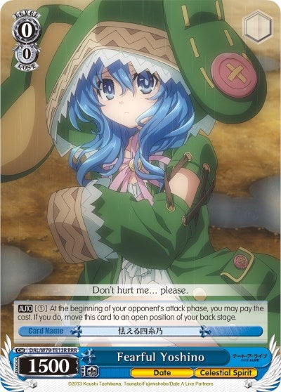 Fearful Yoshino (RRR) (7913) [DAL/W79] - Weiss Schwarz Single