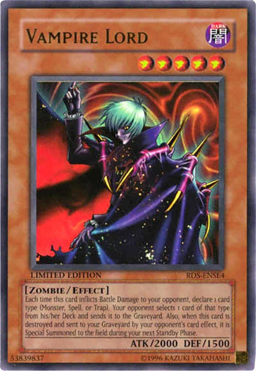 Vampire Lord (4) - YuGiOh Single