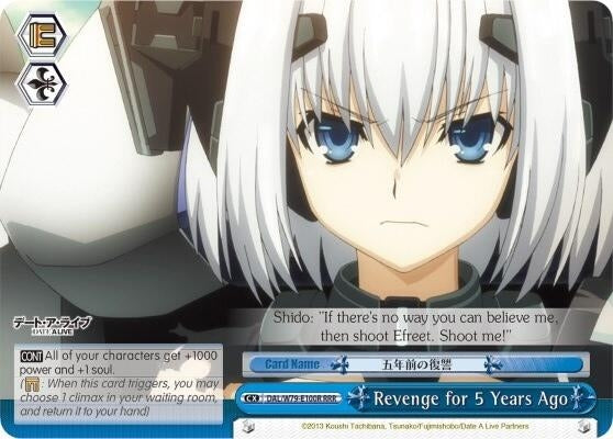 Revenge for 5 Years Ago (RRR) (79100) [DAL/W79] - Weiss Schwarz Single