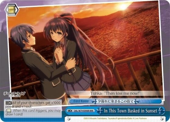 In This Town Basked in Sunset (RRR) (79098) [DAL/W79] - Weiss Schwarz Single