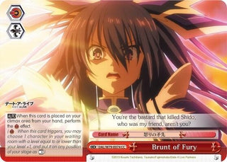 Brunt of Fury (79074) [DAL/W79] - Weiss Schwarz Single