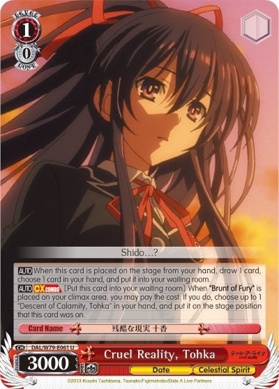 Cruel Reality Tohka (79061) [DAL/W79] - Weiss Schwarz Single