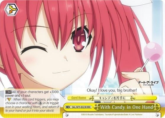 With Candy in One Hand (RRR) (79023) [DAL/W79] - Weiss Schwarz Single