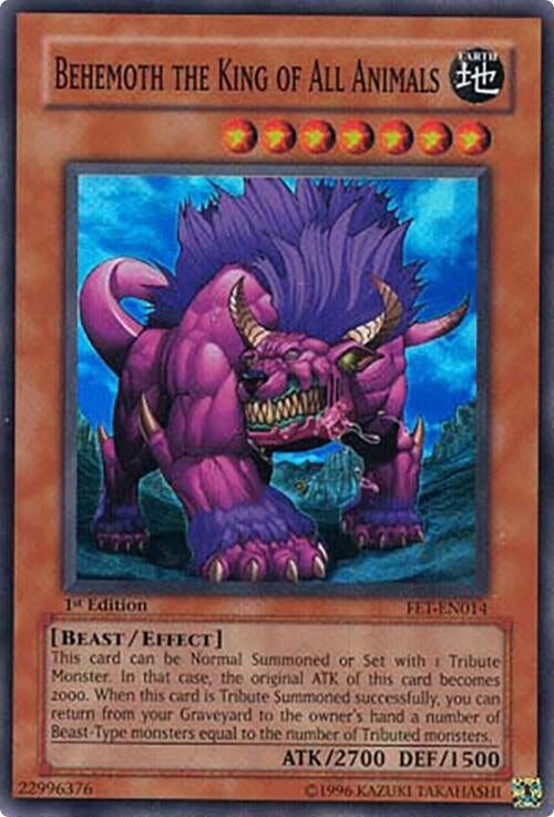 Behemoth the King of All Animals (14) - YuGiOh Single