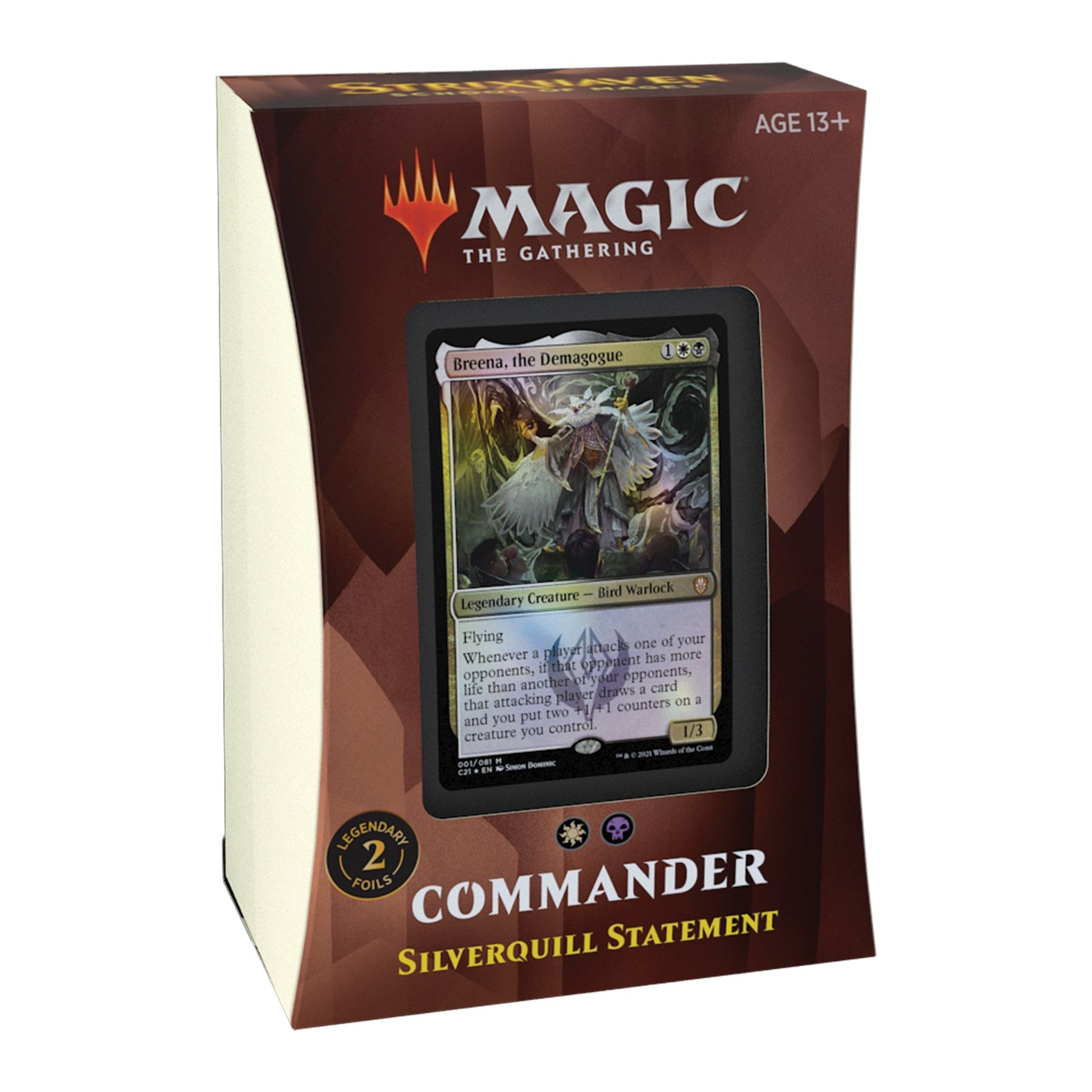 Commander 2021 Deck - Silverquill Statement [C21] - MTG Sealed