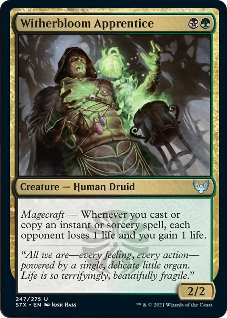 Witherbloom Apprentice (247) [STX] - MTG Single