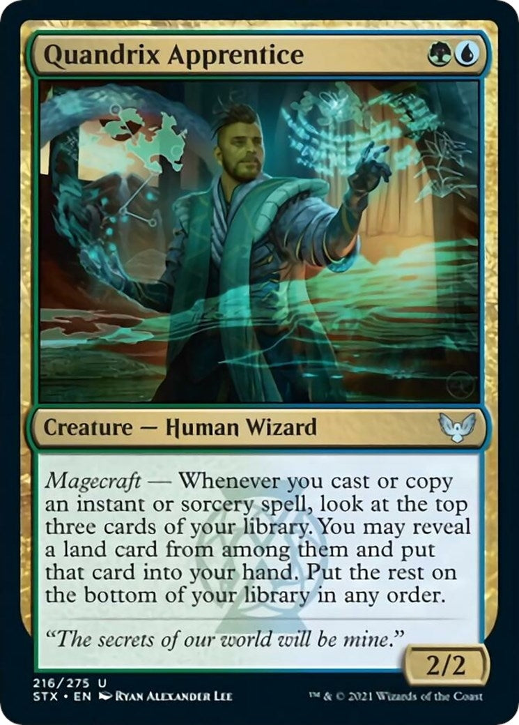 Quandrix Apprentice (216) [STX] - MTG Single