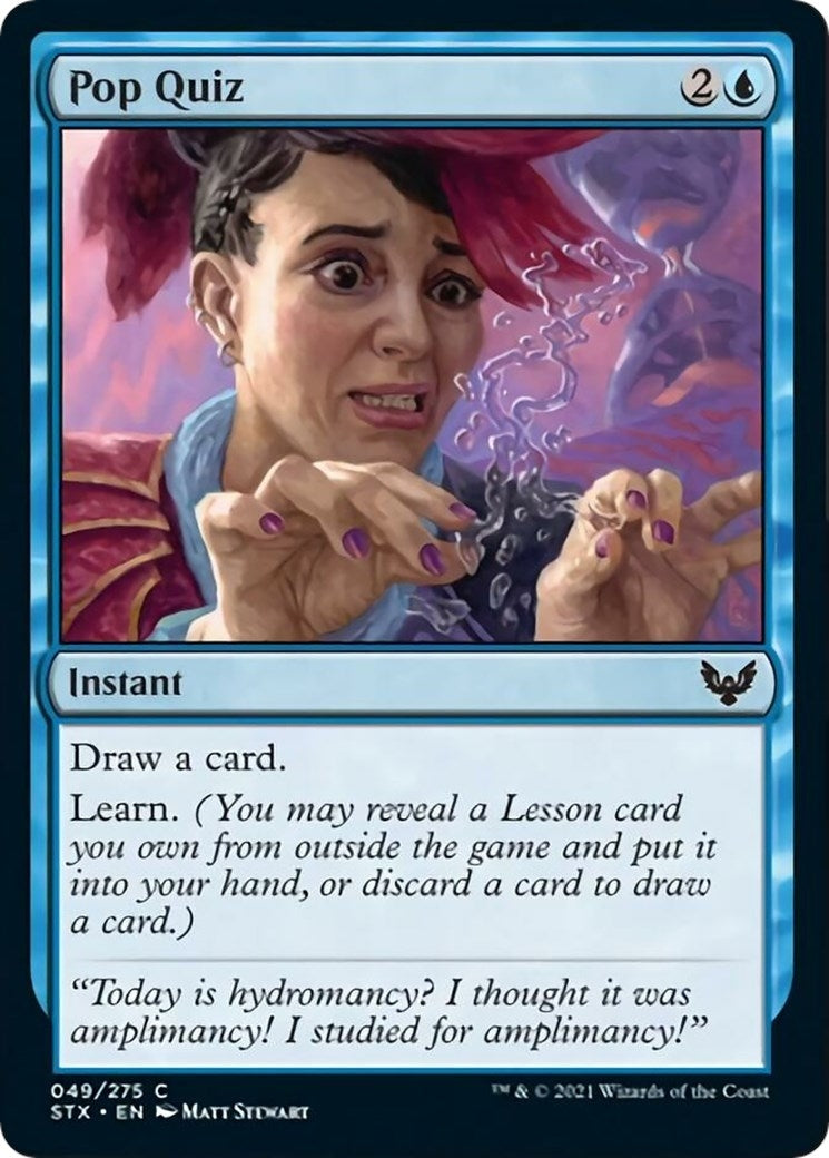 Pop Quiz (49) [STX] - MTG Single