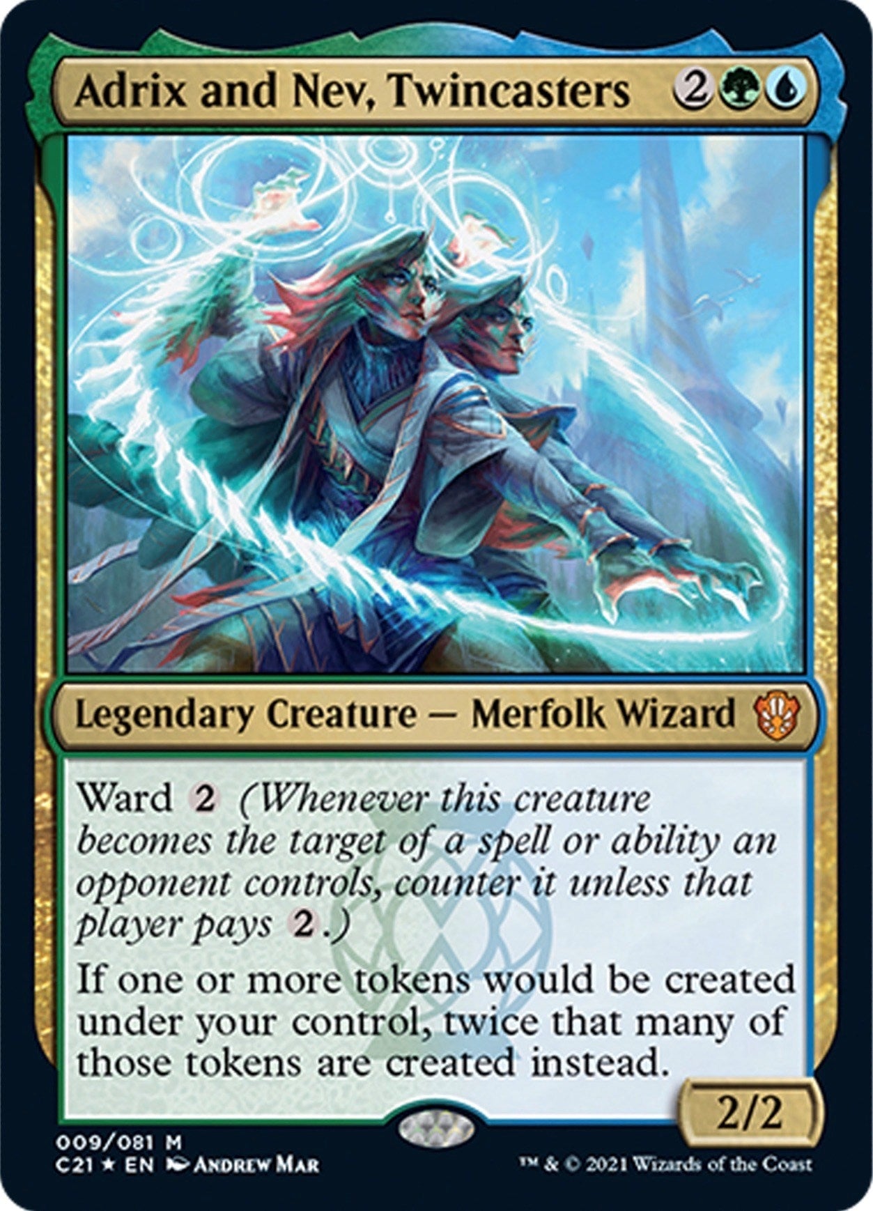 Adrix and Nev Twincasters (9) [C21] - MTG Single