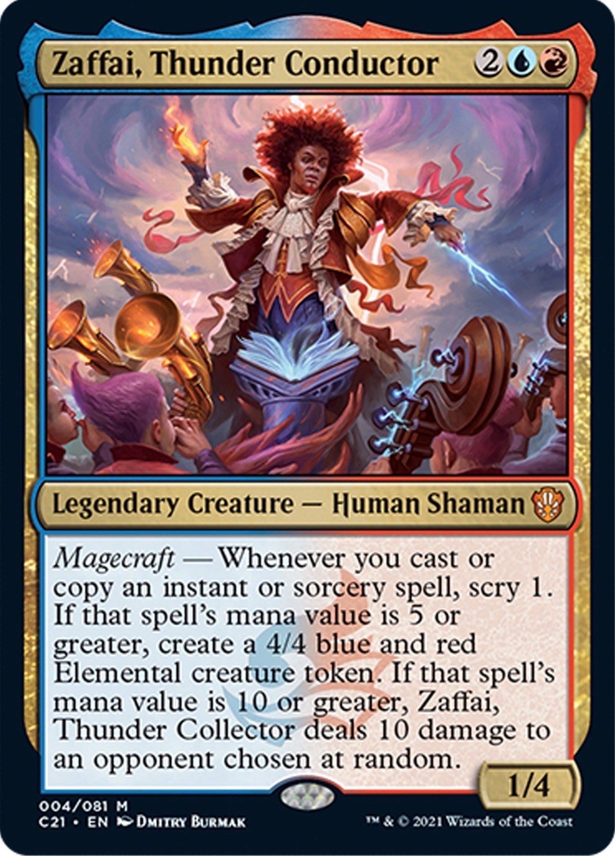 Zaffai Thunder Conductor (4) [C21] - MTG Single
