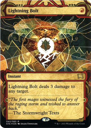 Lightning Bolt (Foil Etched) (42) [STA] - MTG Single