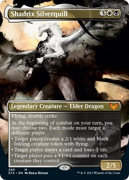 Shadrix Silverquill (Borderless) (280) [STX] - MTG Single