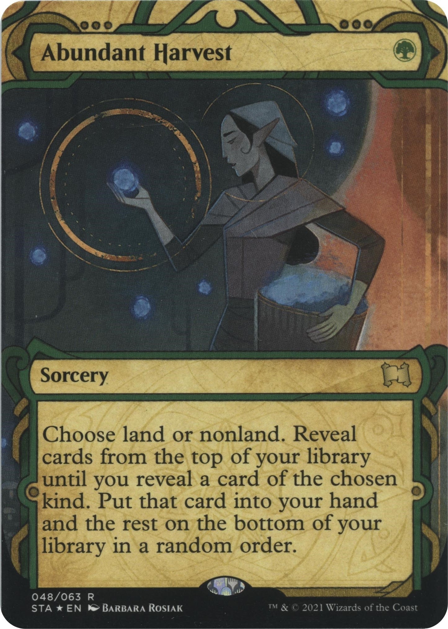 Abundant Harvest (Foil Etched) (48) [STA] - MTG Single