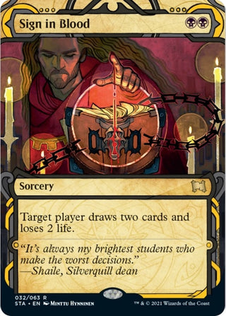 Sign in Blood (32) [STA] - MTG Single