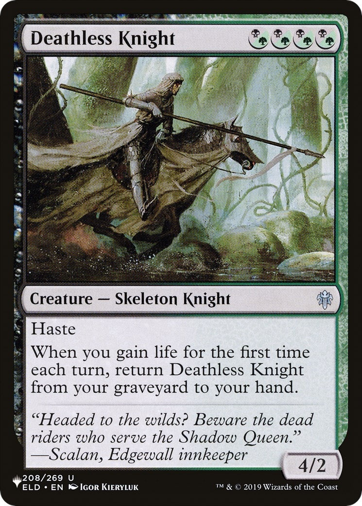 Deathless Knight (208) [LIST] - MTG Single