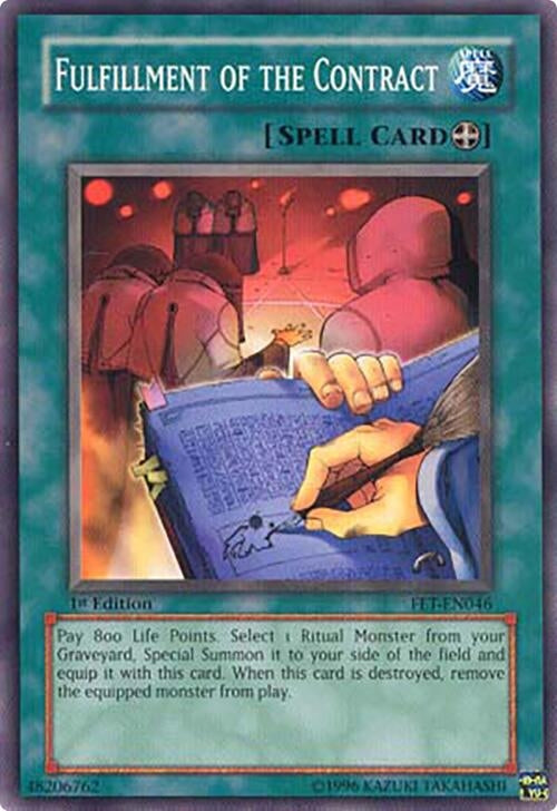 Fulfillment of the Contract (46) - YuGiOh Single