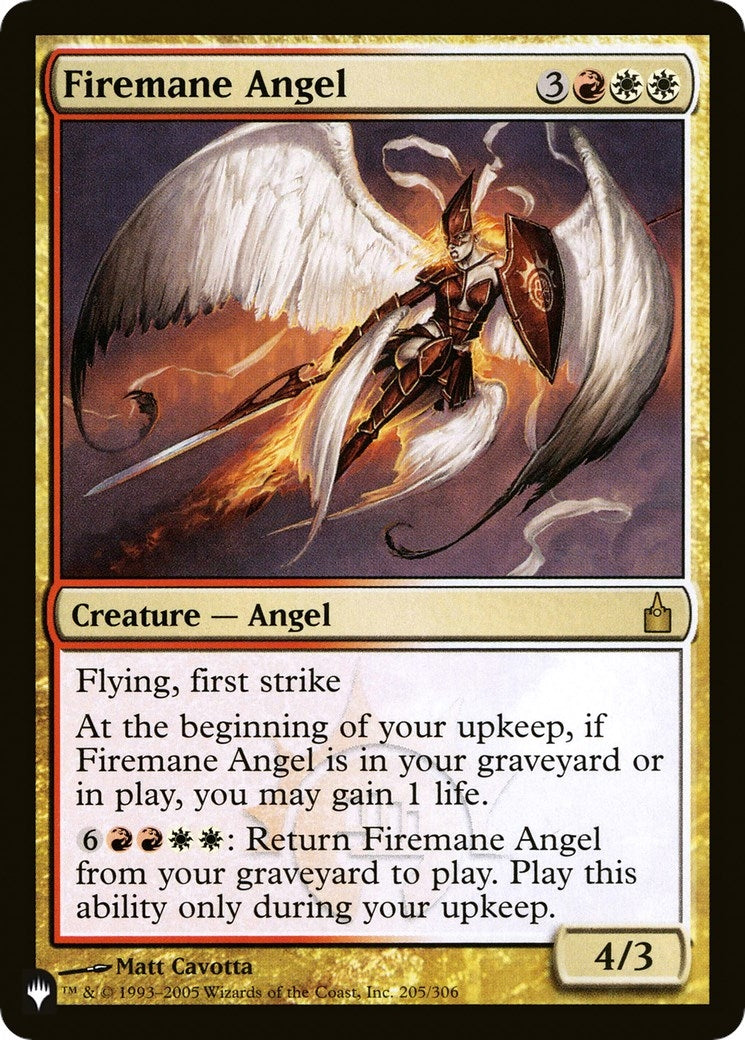 Firemane Angel (199) [LIST] - MTG Single