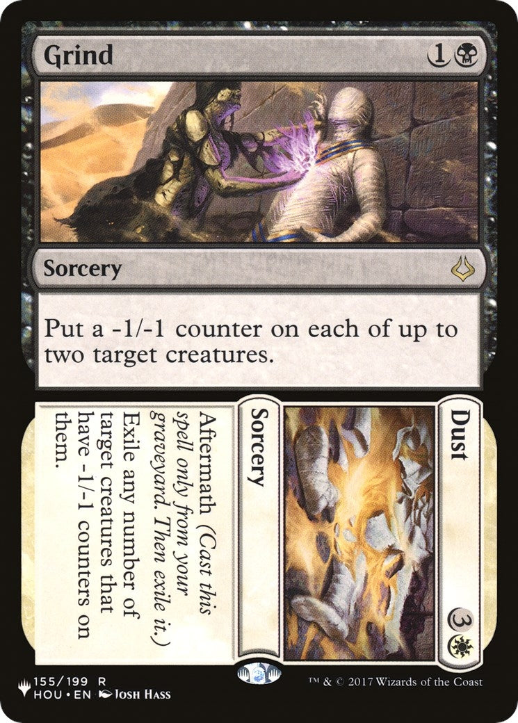Grind // Dust (155) [LIST] - MTG Single