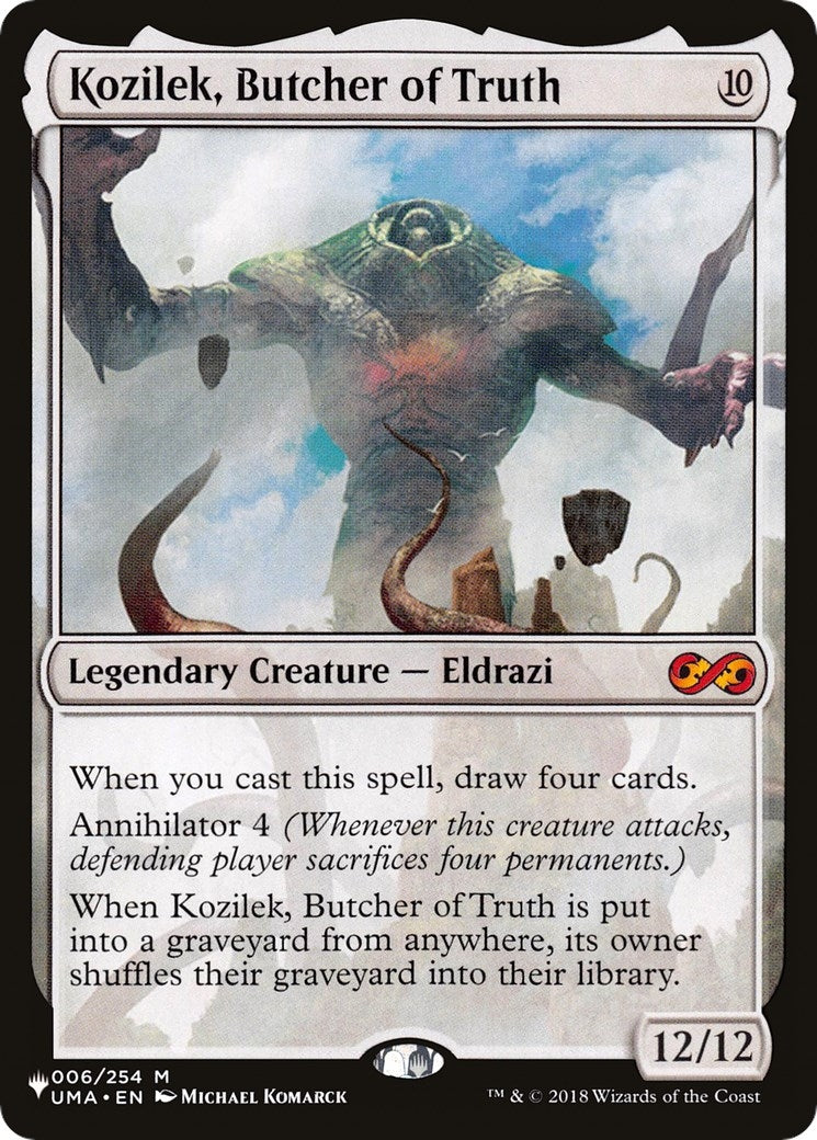 Kozilek Butcher of Truth (6) [LIST] - MTG Single