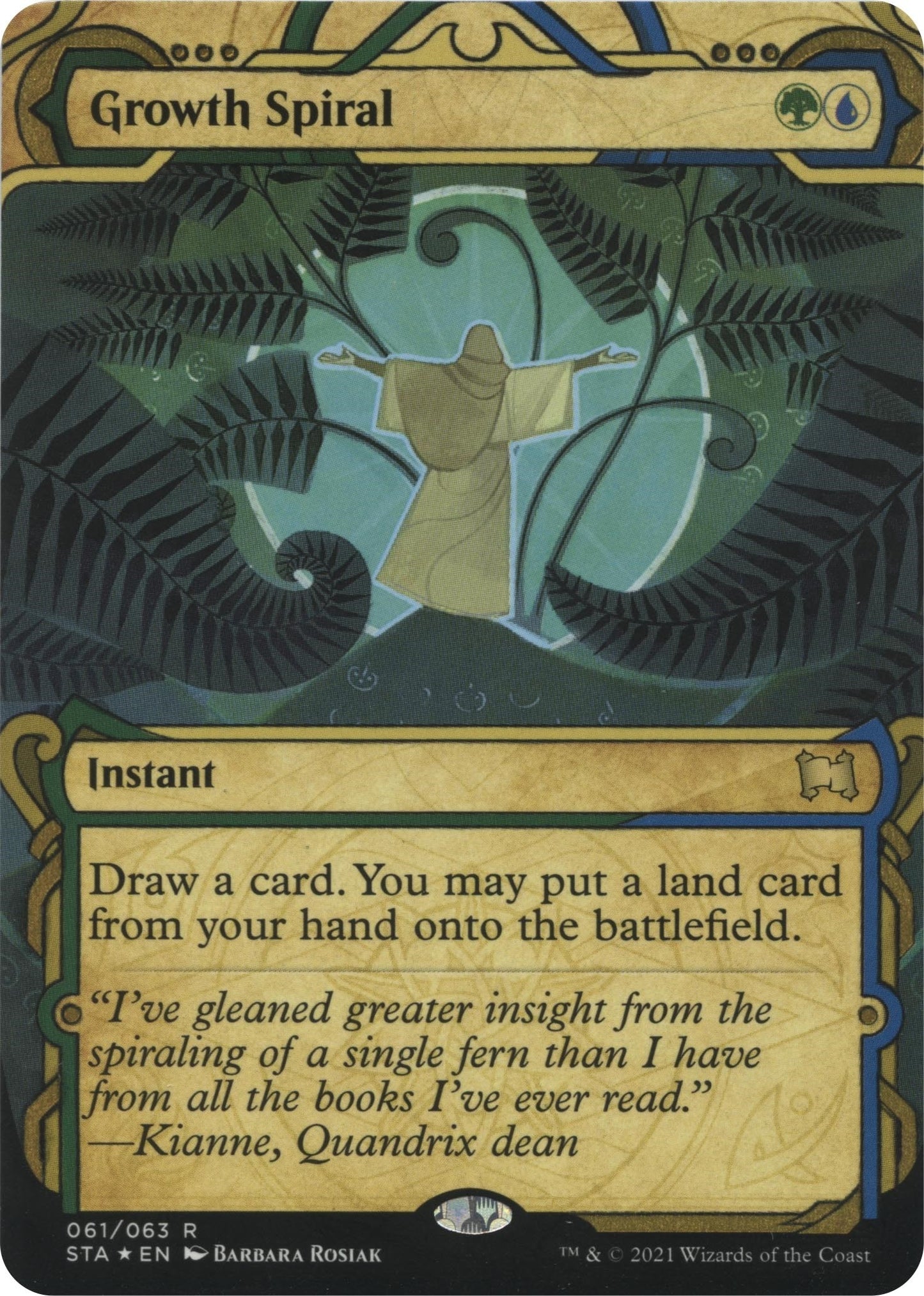Growth Spiral (Foil Etched) (61) [STA] - MTG Single