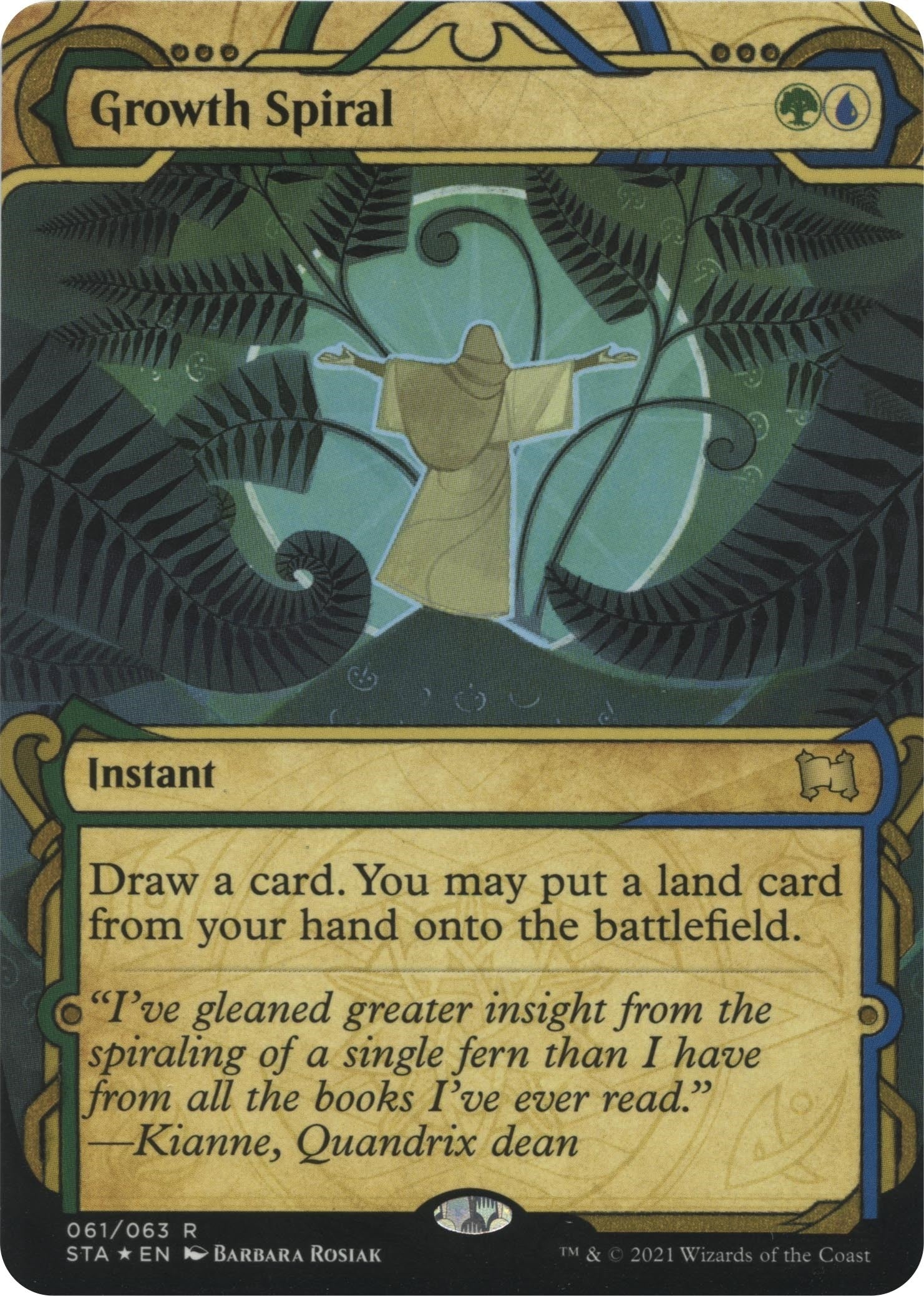 Growth Spiral (Foil Etched) (61) [STA] - MTG Single