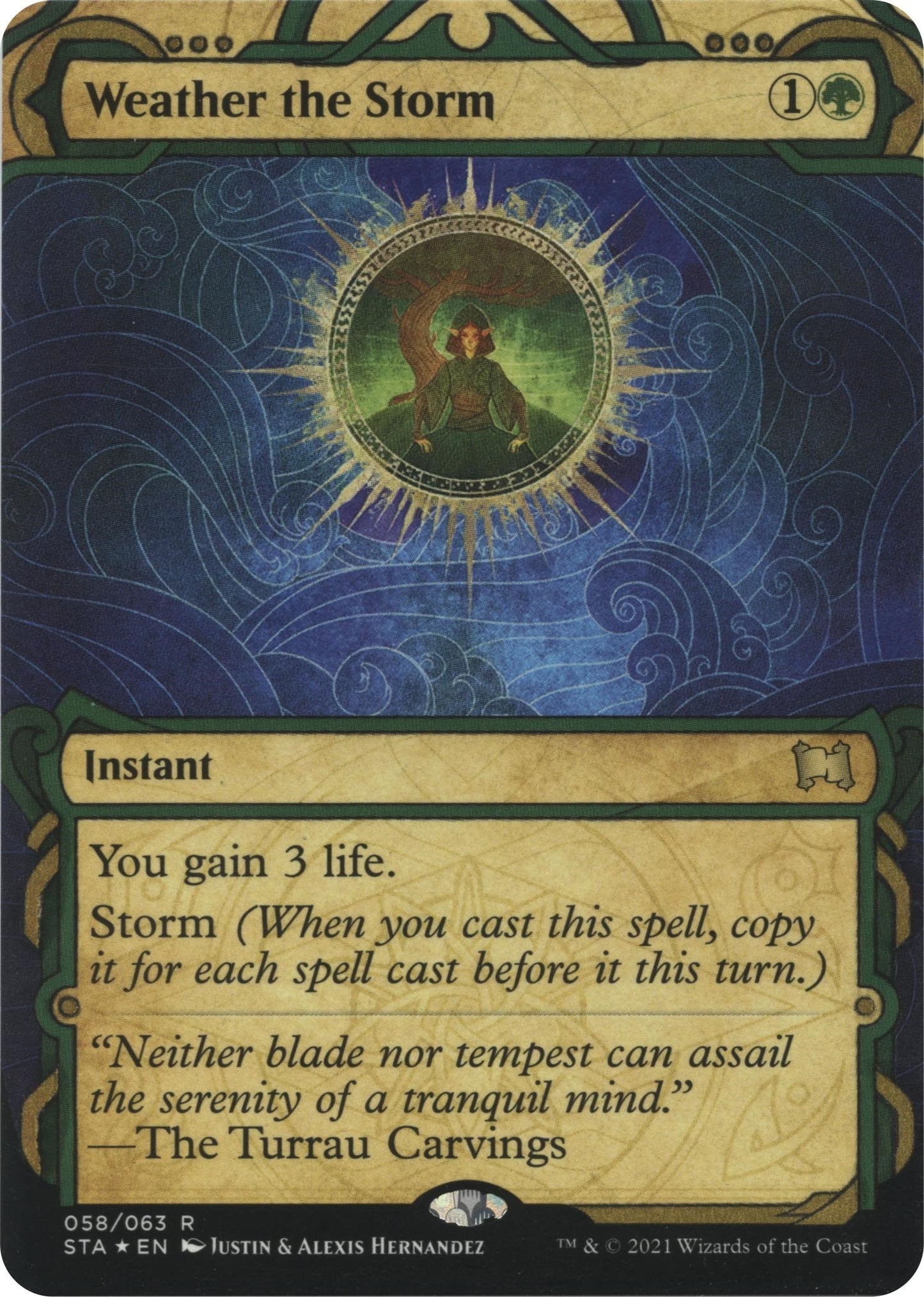 Weather the Storm (Foil Etched) (58) [STA] - MTG Single