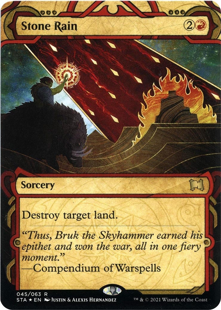 Stone Rain (Foil Etched) (45) [STA] - MTG Single