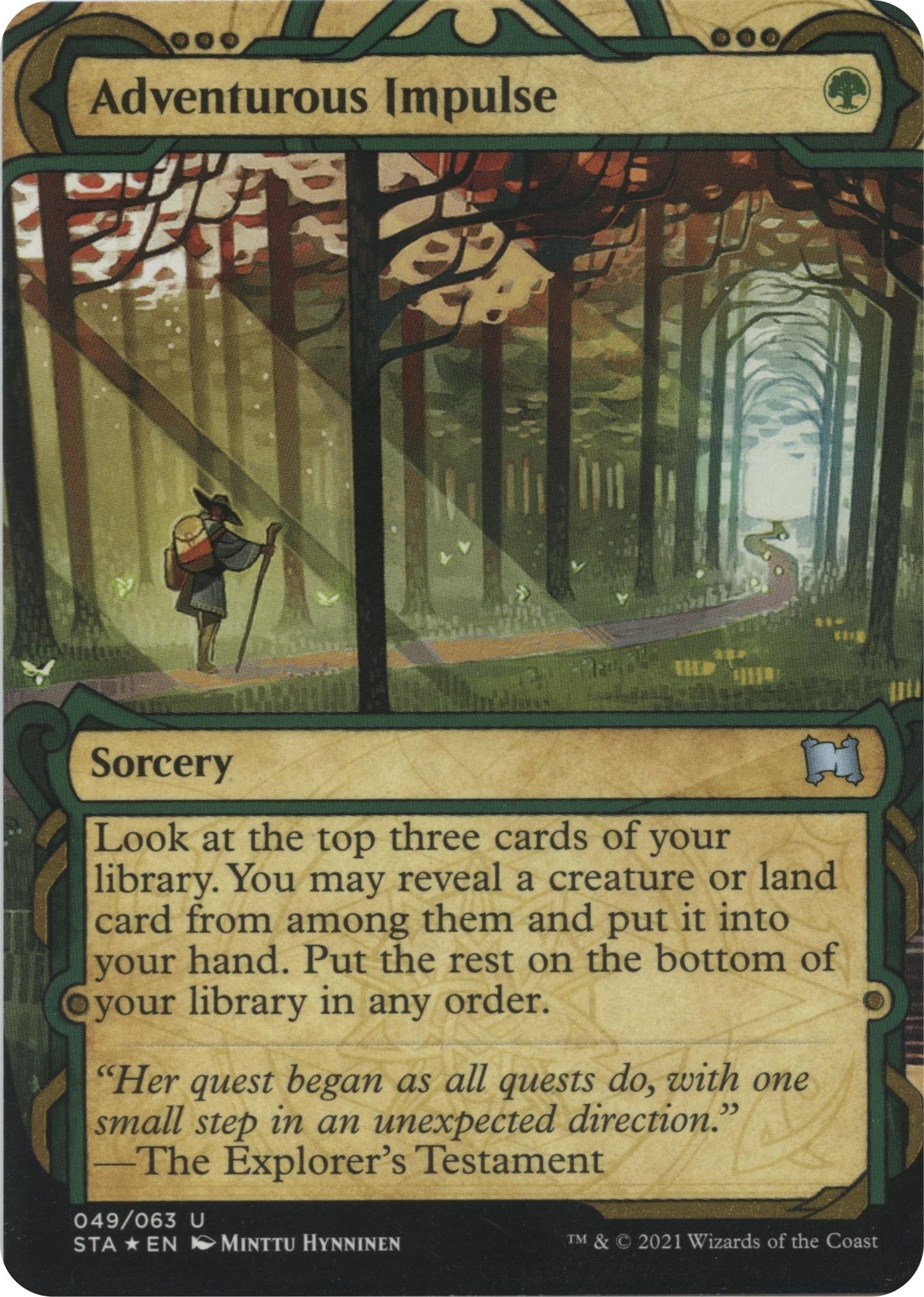 Adventurous Impulse (Foil Etched) (49) [STA] - MTG Single