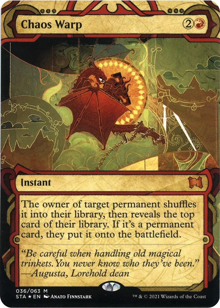 Chaos Warp (Foil Etched) (36) [STA] - MTG Single