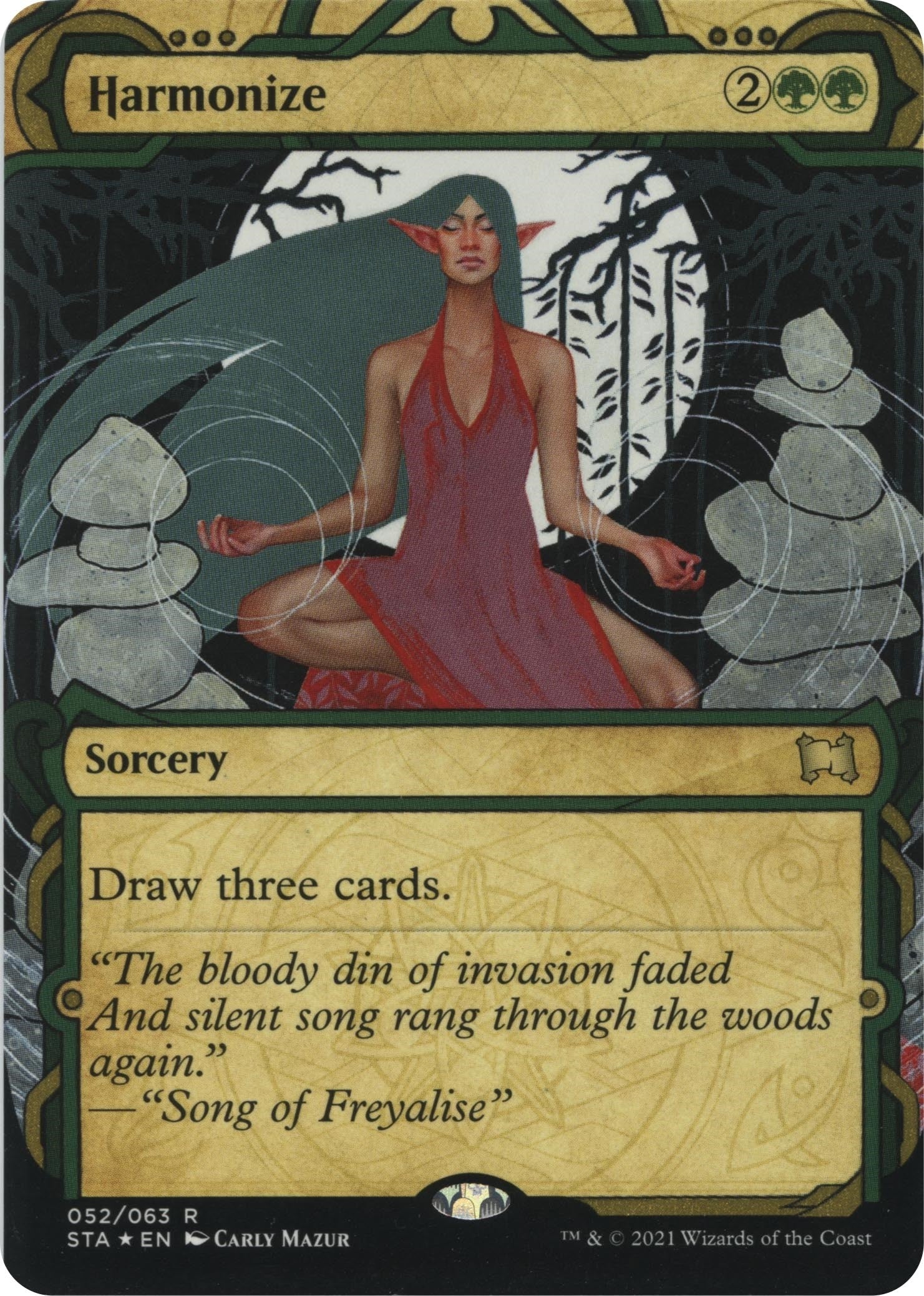 Harmonize (Foil Etched) (52) [STA] - MTG Single