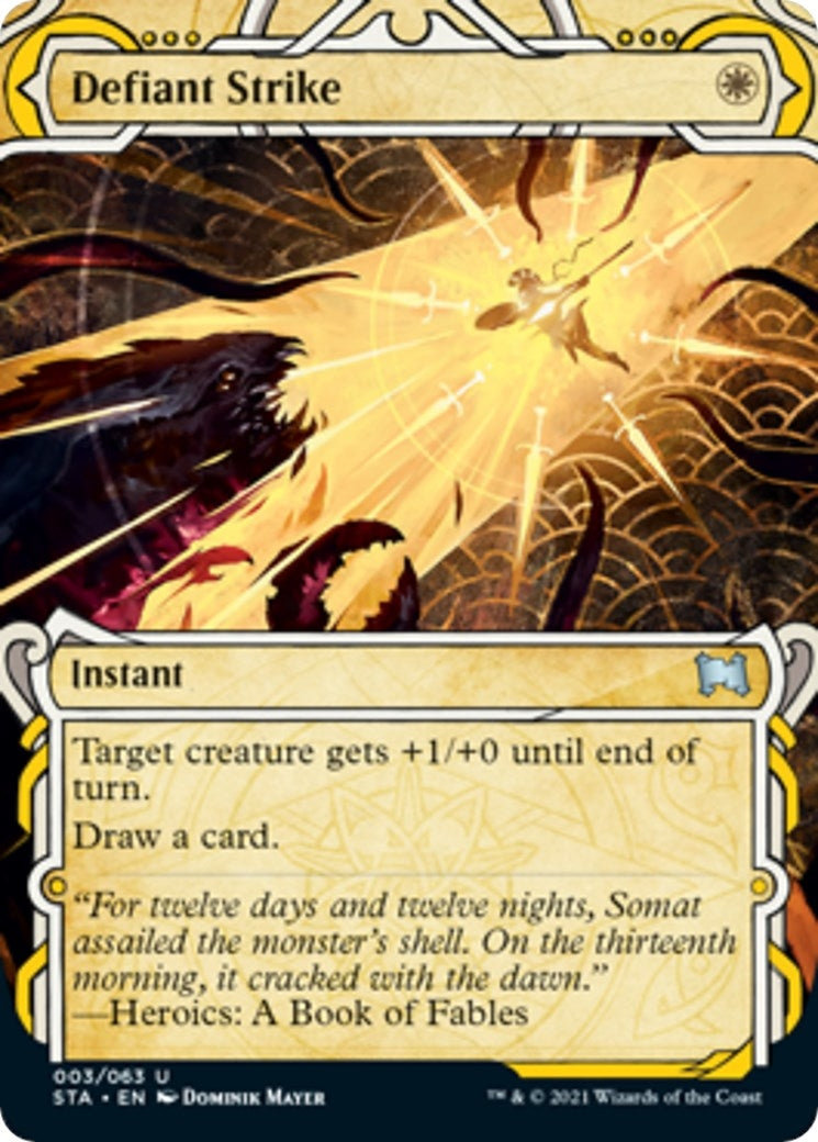 Defiant Strike (3) [STA] - MTG Single