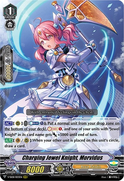 Charging Jewel Knight Morvidus (8003) [V-SS08] - Cardfight Vanguard Single