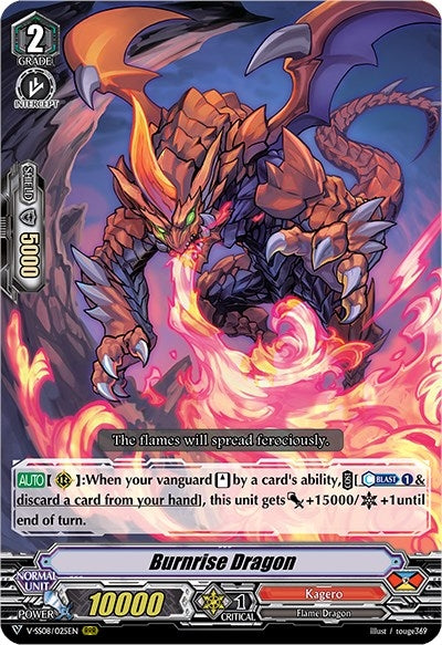Burnrise Dragon (8025) [V-SS08] - Cardfight Vanguard Single