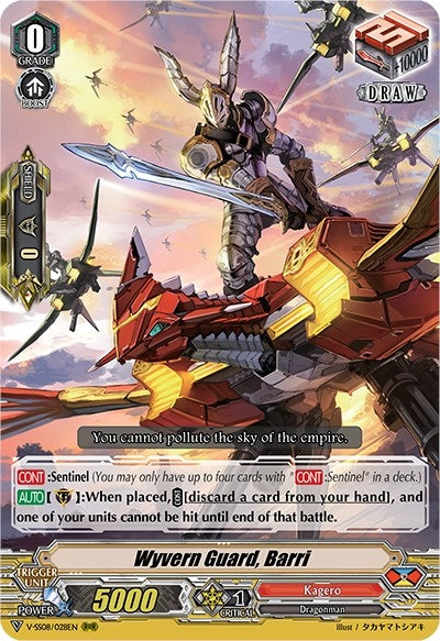 Wyvern Guard Barri (8028) [V-SS08] - Cardfight Vanguard Single