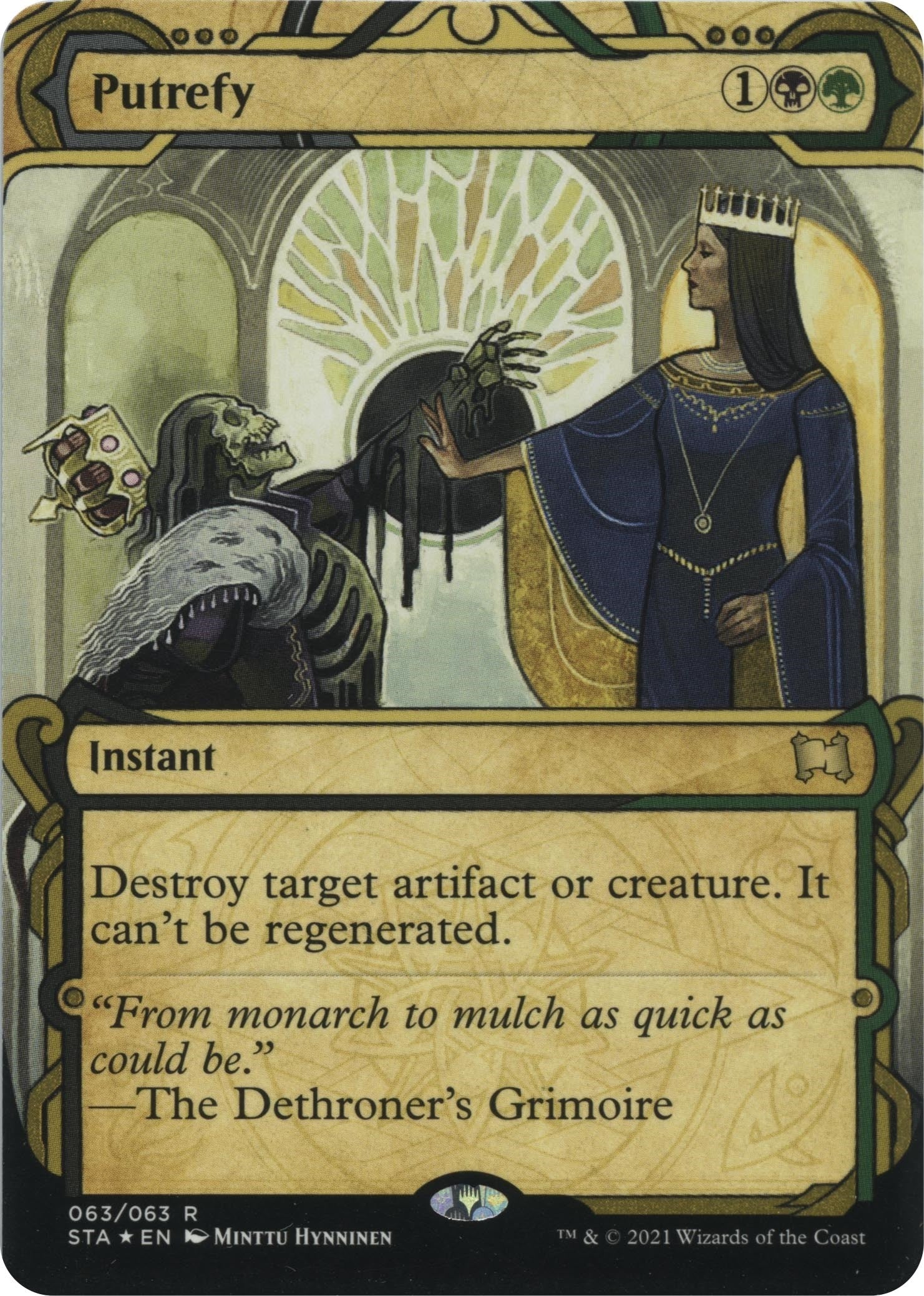 Putrefy (Foil Etched) (63) [STA] - MTG Single