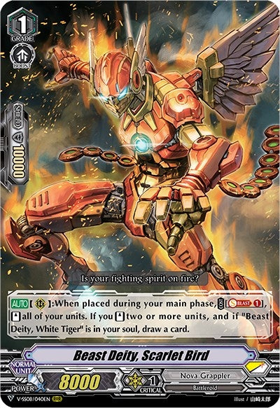 Beast Deity Scarlet Bird (8040) [V-SS08] - Cardfight Vanguard Single