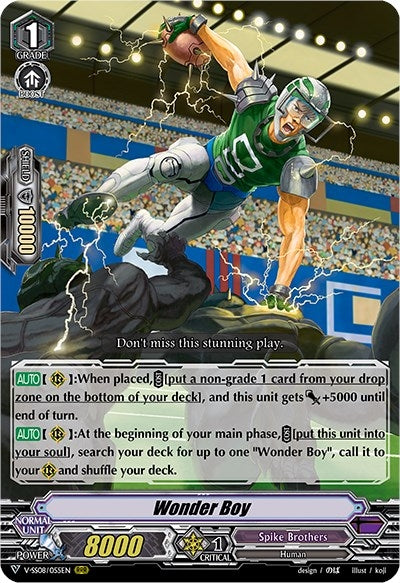 Wonder Boy (8055) [V-SS08] - Cardfight Vanguard Single