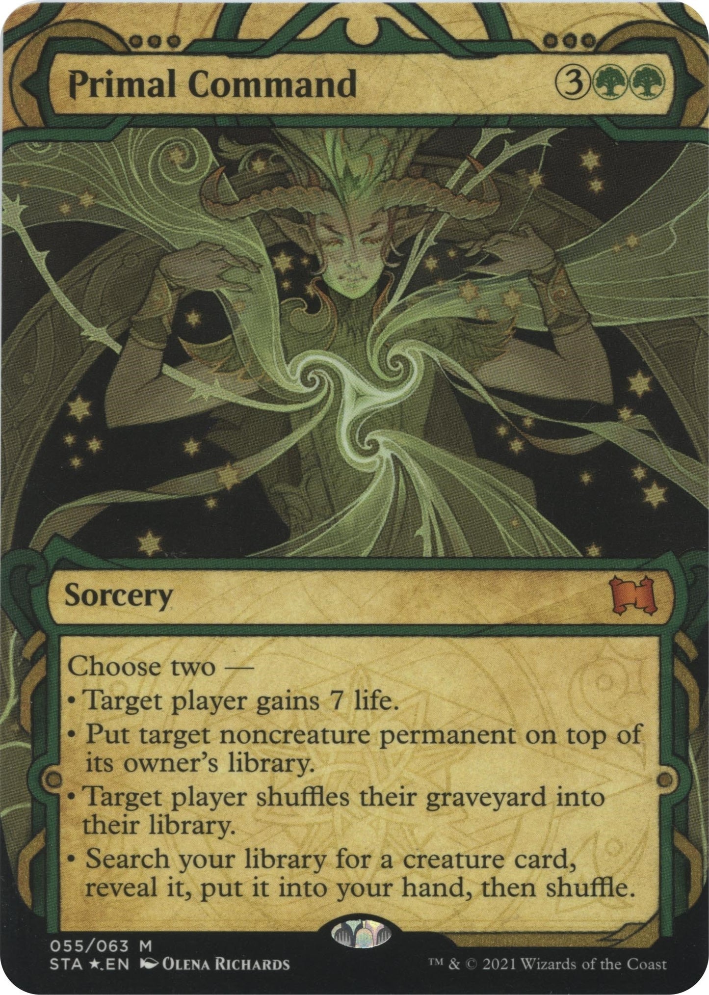 Primal Command (Foil Etched) (55) [STA] - MTG Single