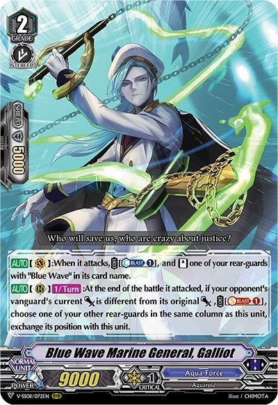 Blue Wave Marine General Galliot (8072) [V-SS08] - Cardfight Vanguard Single