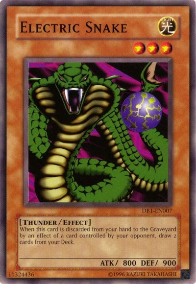 Electric Snake (1007) (DB1) - YuGiOh Single