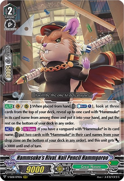 Hammsuke’s Rival Nail Pencil Hammgoroo (8079) [V-SS08] - Cardfight Vanguard Single