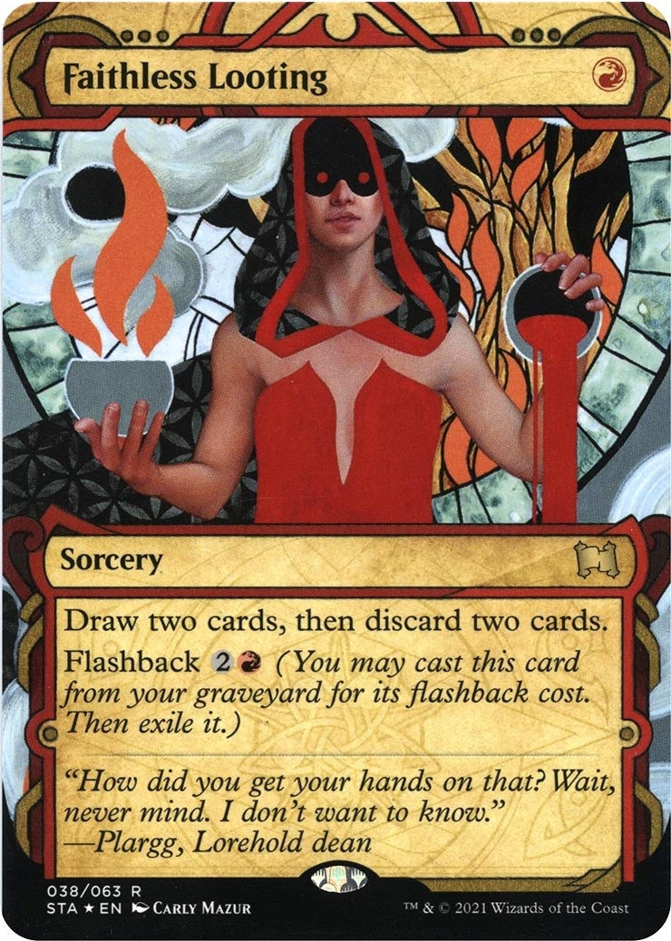 Faithless Looting (Foil Etched) (38) [STA] - MTG Single