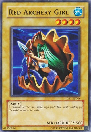 Red Archery Girl (1016) (DB1) - YuGiOh Single